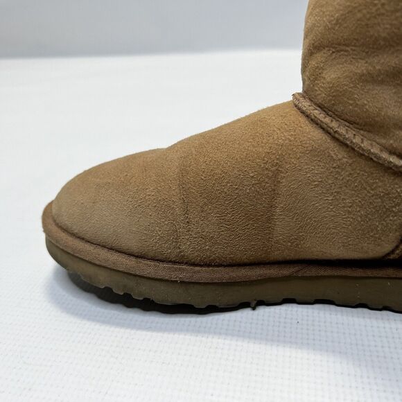 UGG Women's Tularosa Knit Detachable Knit Collar Boots Chestnut Brown Sz 7 3178 - Picture 10 of 16